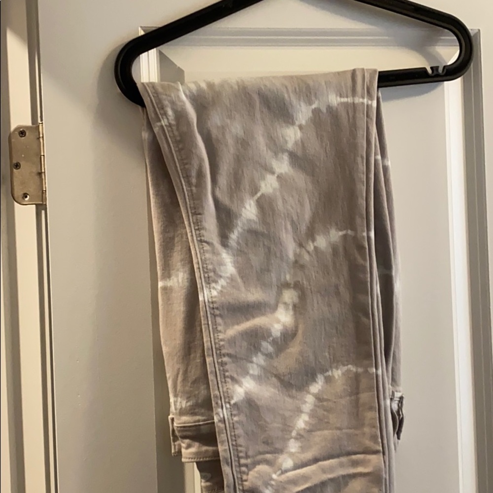 Tie dye jeans